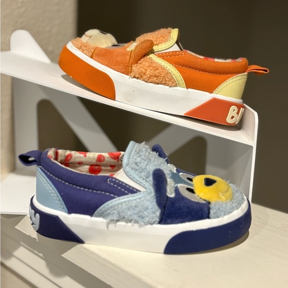 Ground Up Other - Bluey Bingo Ground Up Shoes Fleece Low-Top Slip-on Tennis Shoes 8C